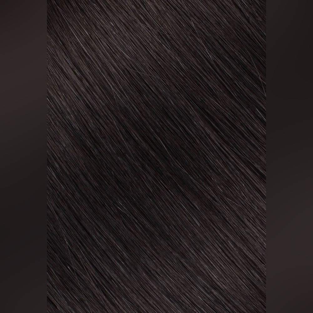 BELLAMI Professional 18” Micro Keratin Tips- #1B Off Black
